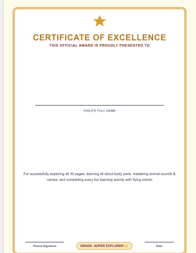 My First Achievement Workbook